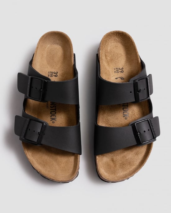 Birkenstock Arizona Birko Flor Schwarze Sandalen - Image 2