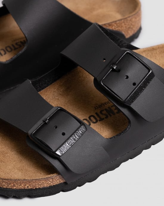 Birkenstock Arizona Birko Flor Schwarze Sandalen - Image 3