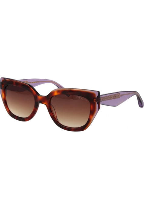 Ted Baker TB1757 Coral 100 Glanz klassisch schildpatt braun Farbverlauf Sonnenbrille - Image 1