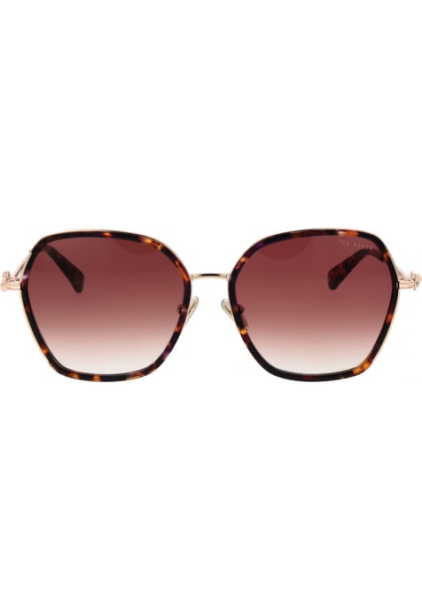 Ted Baker TB1776 Kira 703 Glanz Schildpatt lila braun Farbverlauf Sonnenbrille - Image 2