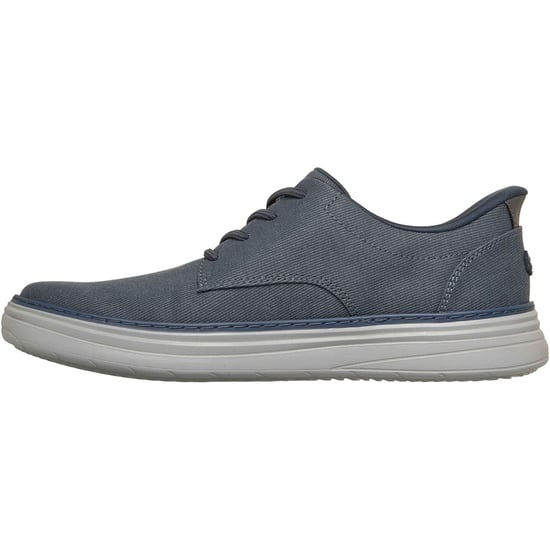 Skechers Hyland Justino Textile Herren Schuhe In Marineblau Mit Schnürung - Image 4