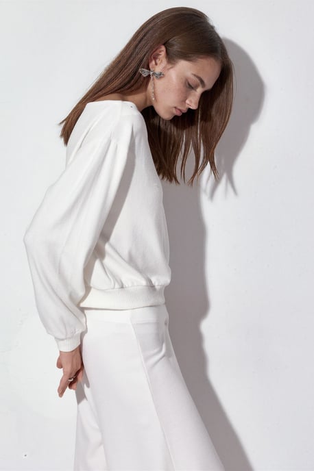 Damen Rundhals-Fleece-Sweatshirt - Image 2