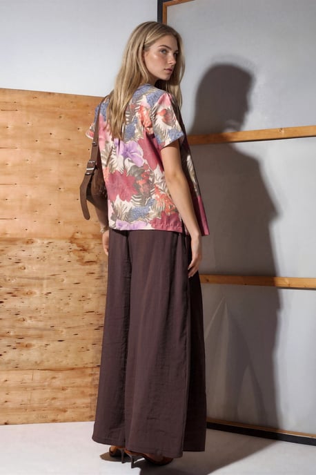Weite Palazzo Modal-Hosen - Image 3