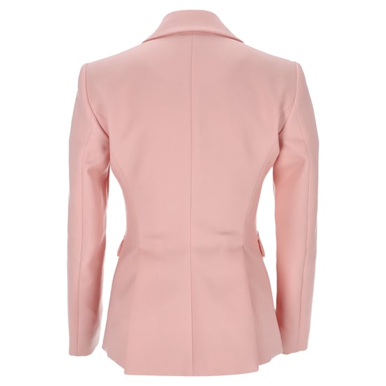 Altuzarra Einreiher-Blazer aus rosa Schurwolle - Image 3