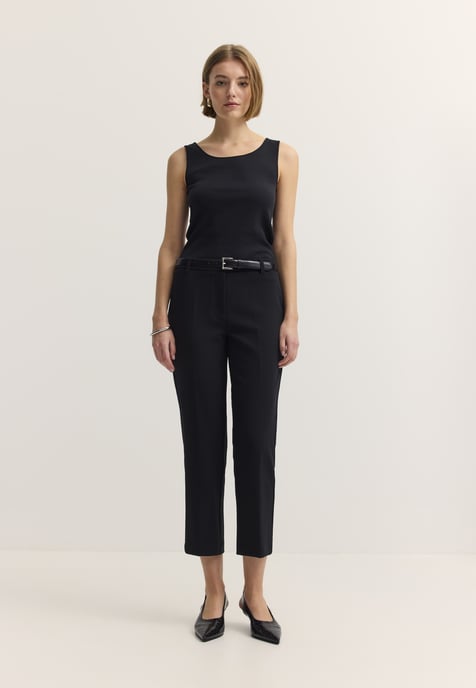 Bugatti Damen Top Baumwoll-Stretch Gerippt - Image 4