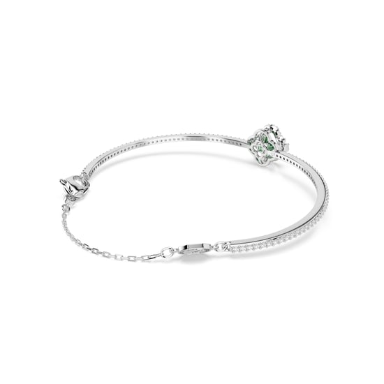 Swarovski 'Una Sparkling Dc' Women's Base Metal Bracelet - Silver 5757791 - Image 4