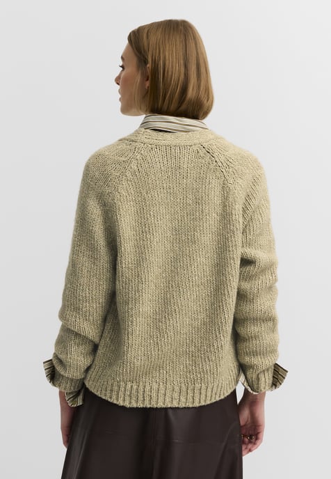 Bugatti Damen Cardigan Baumwollmix V-Ausschnitt - Image 2