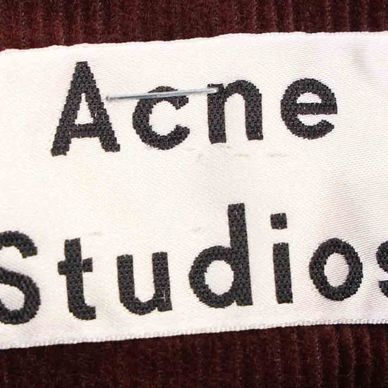 Ärmelloses Midikleid mit Knopfleiste von Acne Studios in Burgunderrot aus Cord - Image 4