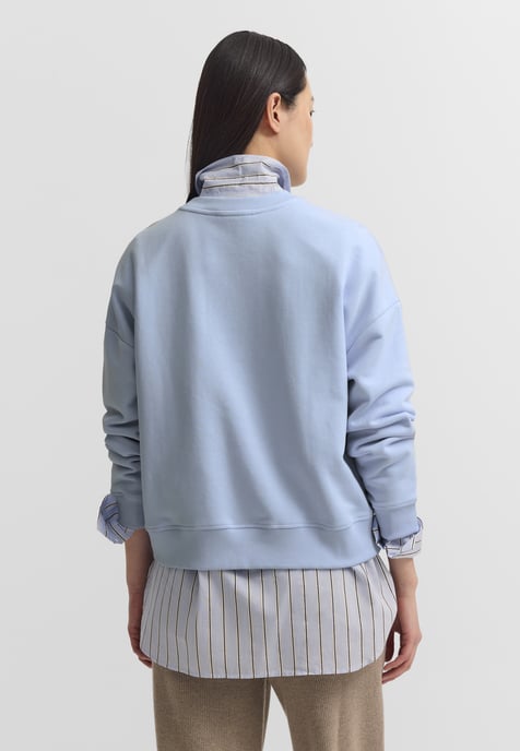 Bugatti Damen Sweatshirt Baumwollmix Rundhals - Image 2