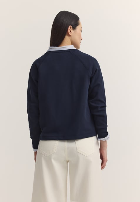 Bugatti Damen Sweatshirt Cozy Touch Rundhals - Image 2