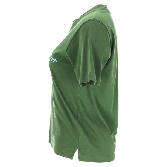 Marni Logo T-Shirt aus grüner Baumwolle - Image 2