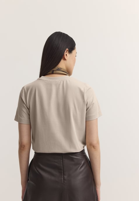 Bugatti Damen T-Shirt Baumwoll-Stretch Rundhals - Image 2