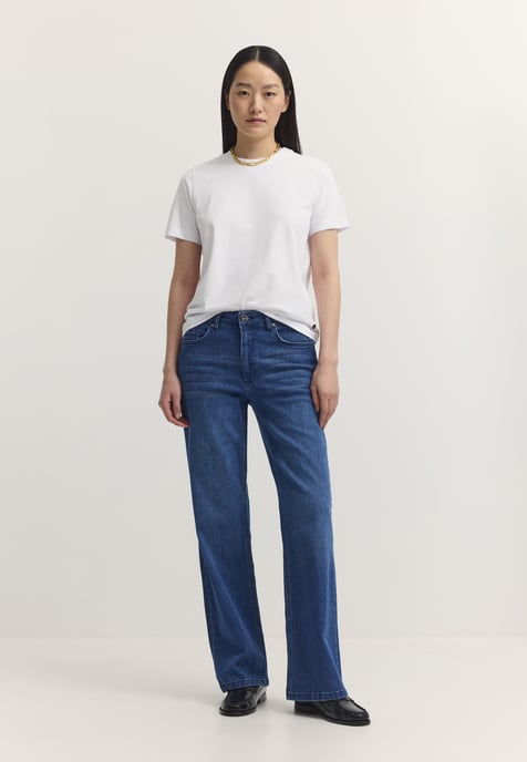 Bugatti Damen T-Shirt Baumwoll-Stretch Rundhals - Image 4