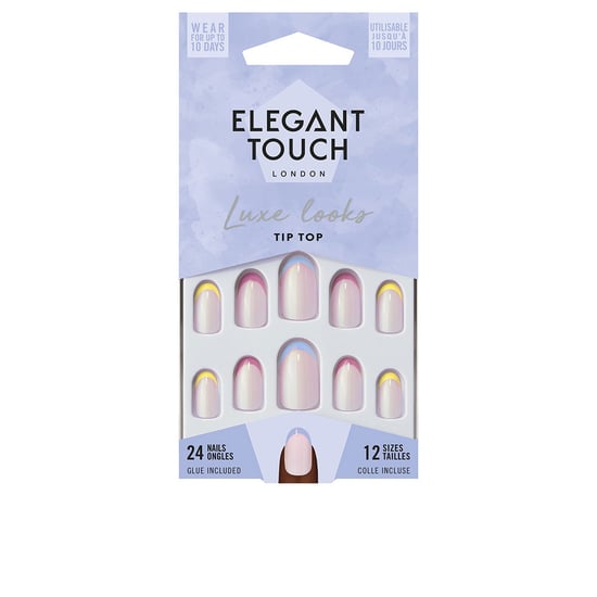Luxe Looks Nails With Glue Oval Limited Ed #tip Top - Image 1