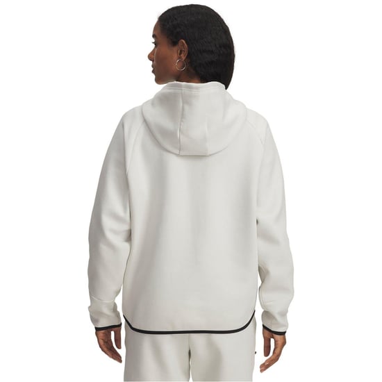 Under Armour - "Unstoppable" Sweatjacke für Damen (Naturweiß) - Image 2
