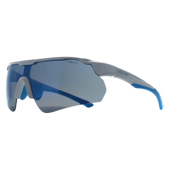 Relay Clearshot C3 glänzend weiß und blau blau revo polarisierte Sonnenbrille - Image 2