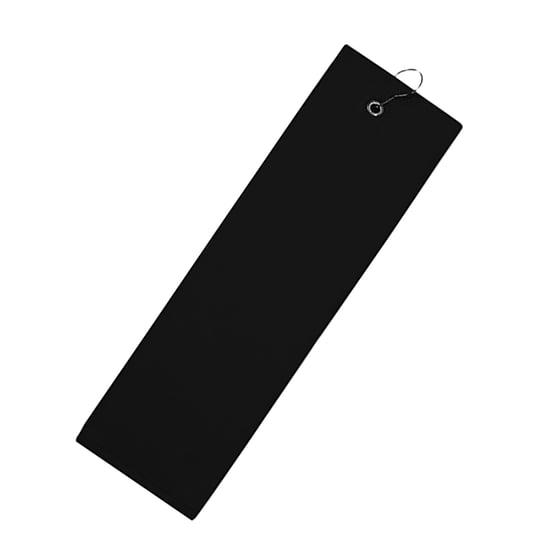 The One Towelling - Golf-Handtuch, Unifarben, Feuchtigkeitsabweisend (Schwarz) - Image 2