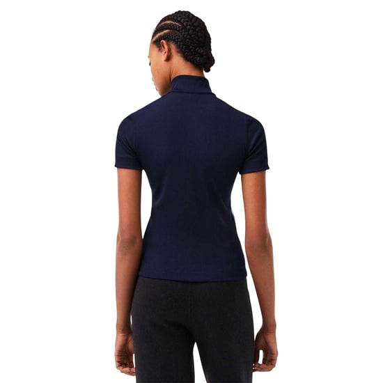 Lacoste - Poloshirt für Herren, Reißverschluss (Dunkles Marineblau) - Image 3