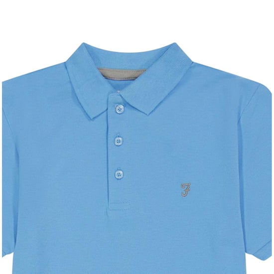Farah - "Bugsworth" Poloshirt für Jungen, kurzärmlig (Lebhaftes Blau) - Image 3