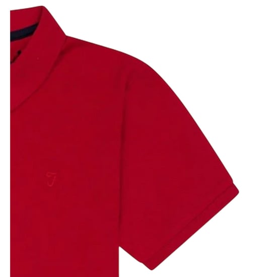 Farah - "Bugsworth" Poloshirt für Jungen, kurzärmlig (Dunkelrot) - Image 4