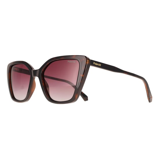 Polaroid PLD 4189/S 086 JR havannafarbener burgunderfarbener Farbverlauf polarisierte Sonnenbrille - Image 2