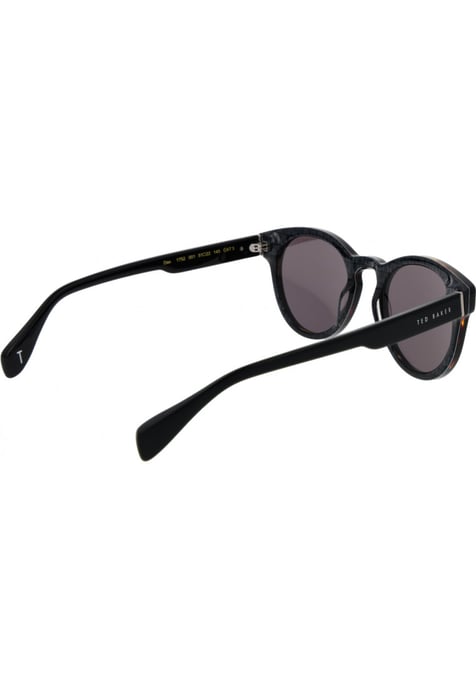 Ted Baker TB1752 Dax 001 glänzend schwarz auf schildpatt grün Sonnenbrille - Image 3