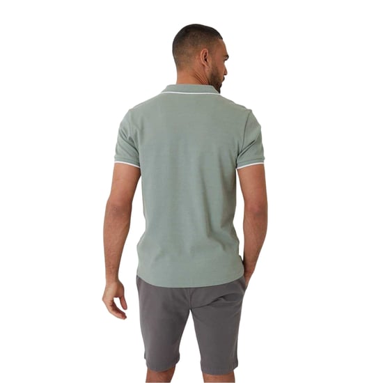 Threadbare - "Marriage" Poloshirt für Herren, Mit Kragen (Salbei) - Image 3