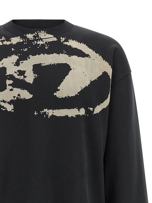 Diesel Schwarzes Baumwoll-Sweatshirt - Image 3