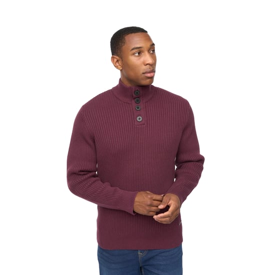 Crosshatch - "Wellburys" Pullover für Herren (Rosinen) - Image 1