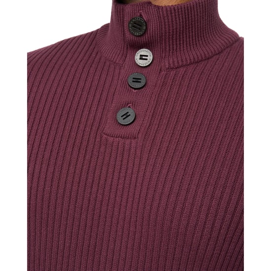 Crosshatch - "Wellburys" Pullover für Herren (Rosinen) - Image 3
