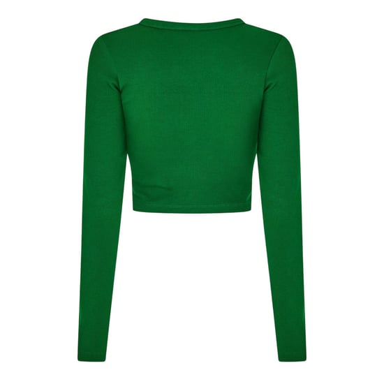 JJXX - "Feline" kurzes T-Shirt für Damen, Schmal, Langärmlig (Gartengrün) - Image 3