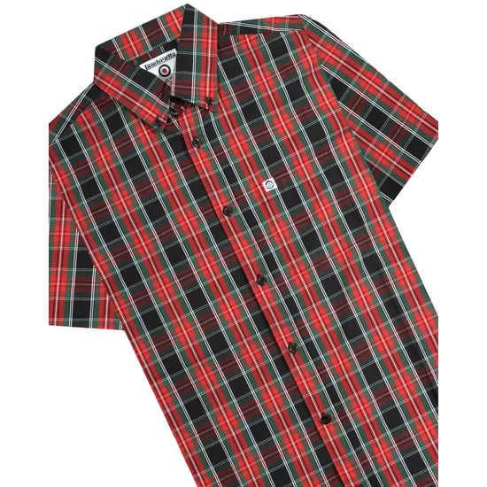Lambretta - Hemd für Herren/Damen Unisex (Schwarz/Rot/Grün) - Image 4