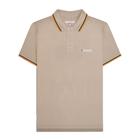 Lambretta - Poloshirt für Herren (Nussbraun/Steinfarben/Marine/Orange) - Image 2