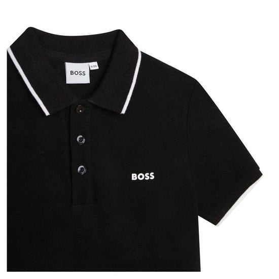 Boss - Poloshirt für Kinder, kurzärmlig (Schwarz) - Image 3