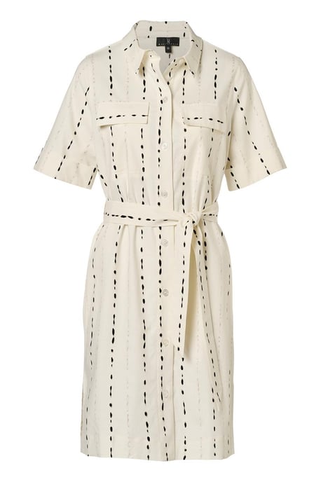 Lexie Tunika mit Print, Off-White/Schwarz - Image 2