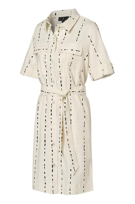 Lexie Tunika mit Print, Off-White/Schwarz - Image 3