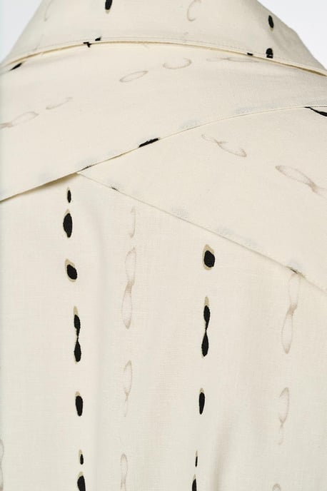 Lexie Tunika mit Print, Off-White/Schwarz - Image 5