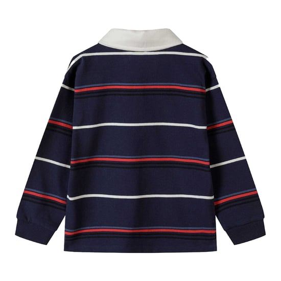 Minoti - Poloshirt für Jungen, Langärmlig (Blau) - Image 3