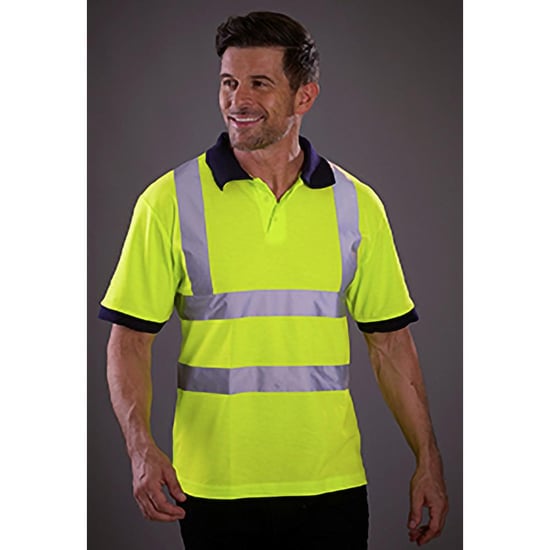 Yoko Hi-Vis Polo Shirt für Männer (Gelb) - Image 1