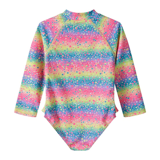 Minoti - Rashguard Badeanzug für Mädchen, Mit vorderem Reißverschluss (Bunt) - Image 2