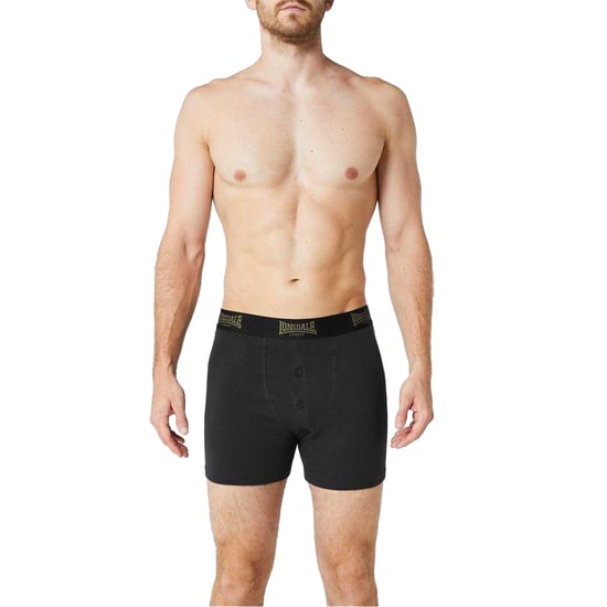 Lonsdale - Boxershorts für Herren (2er-Pack) (Schwarz/Khaki) - Image 4