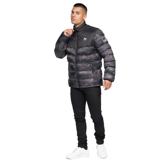 Born Rich - "Carlito" Steppjacke für Herren (Schwarz) - Image 1