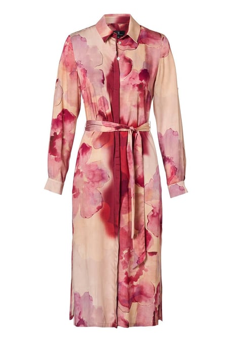 Kleid mit Bowie-Print, Rosa - Image 2