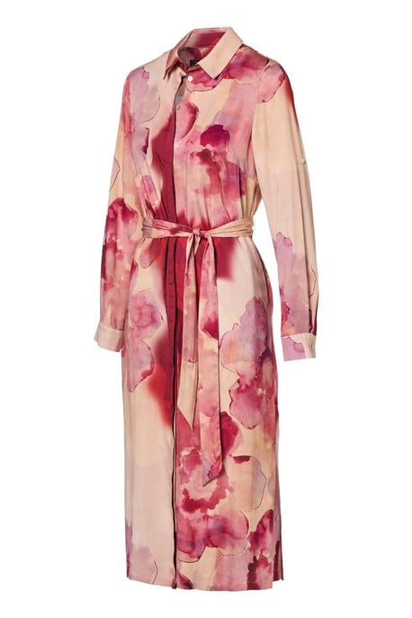 Kleid mit Bowie-Print, Rosa - Image 3