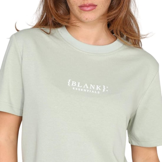 Blank Essentials - "Essentials" T-Shirt für Damen, Boyfriend - locker geschnitten (Salbeigrün) - Image 4