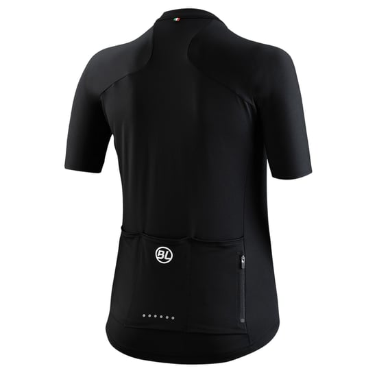 Bicycle Line - "Karol" Trikot für Damen, Durchgehender Reißverschluss, kurzärmlig (Schwarz) - Image 2
