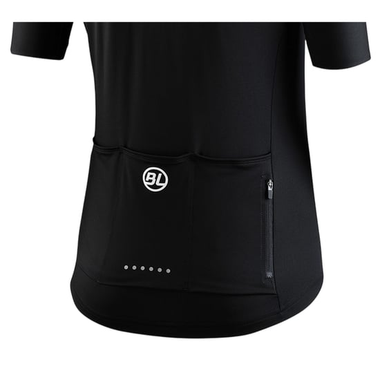 Bicycle Line - "Karol" Trikot für Damen, Durchgehender Reißverschluss, kurzärmlig (Schwarz) - Image 4