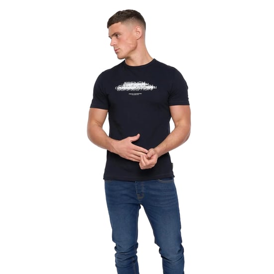 French Connection - T-Shirt für Herren (Marineblau/Weiß) - Image 1