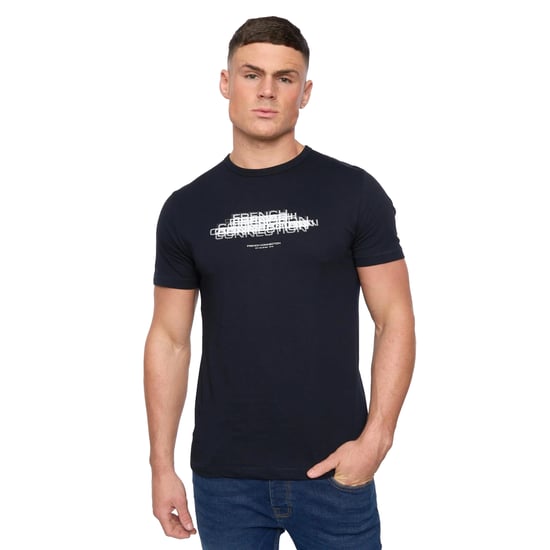 French Connection - T-Shirt für Herren (Marineblau/Weiß) - Image 2