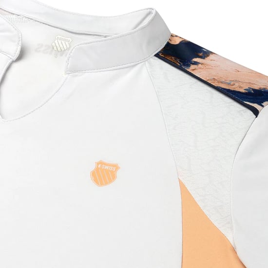 K-Swiss - "Hypercourt" T-Shirt für Damen, Tennis, Regulär (Weiß) - Image 3